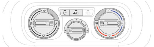 Handbediende airconditioning