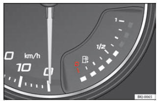 Afb. 128 Brandstofindicator.